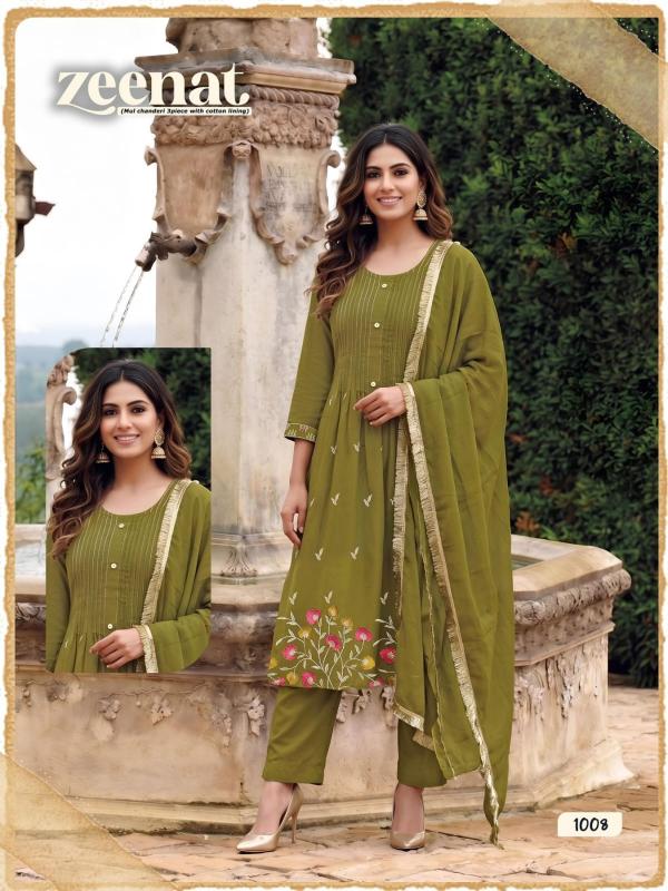 Desi kudi zeenat 3pcs wholesale kurti